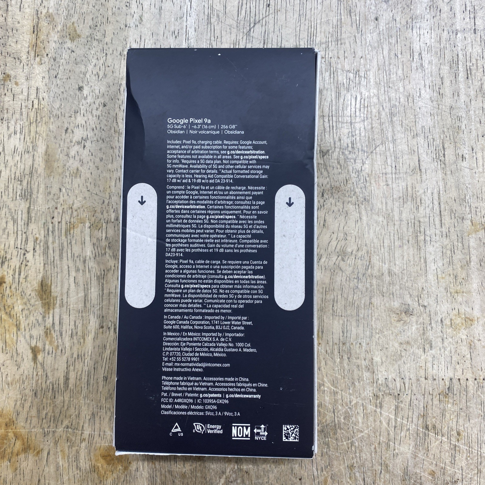 Google Pixel 9a 256GB Unlocked Android Smartphone Obsidian Whit Gemini