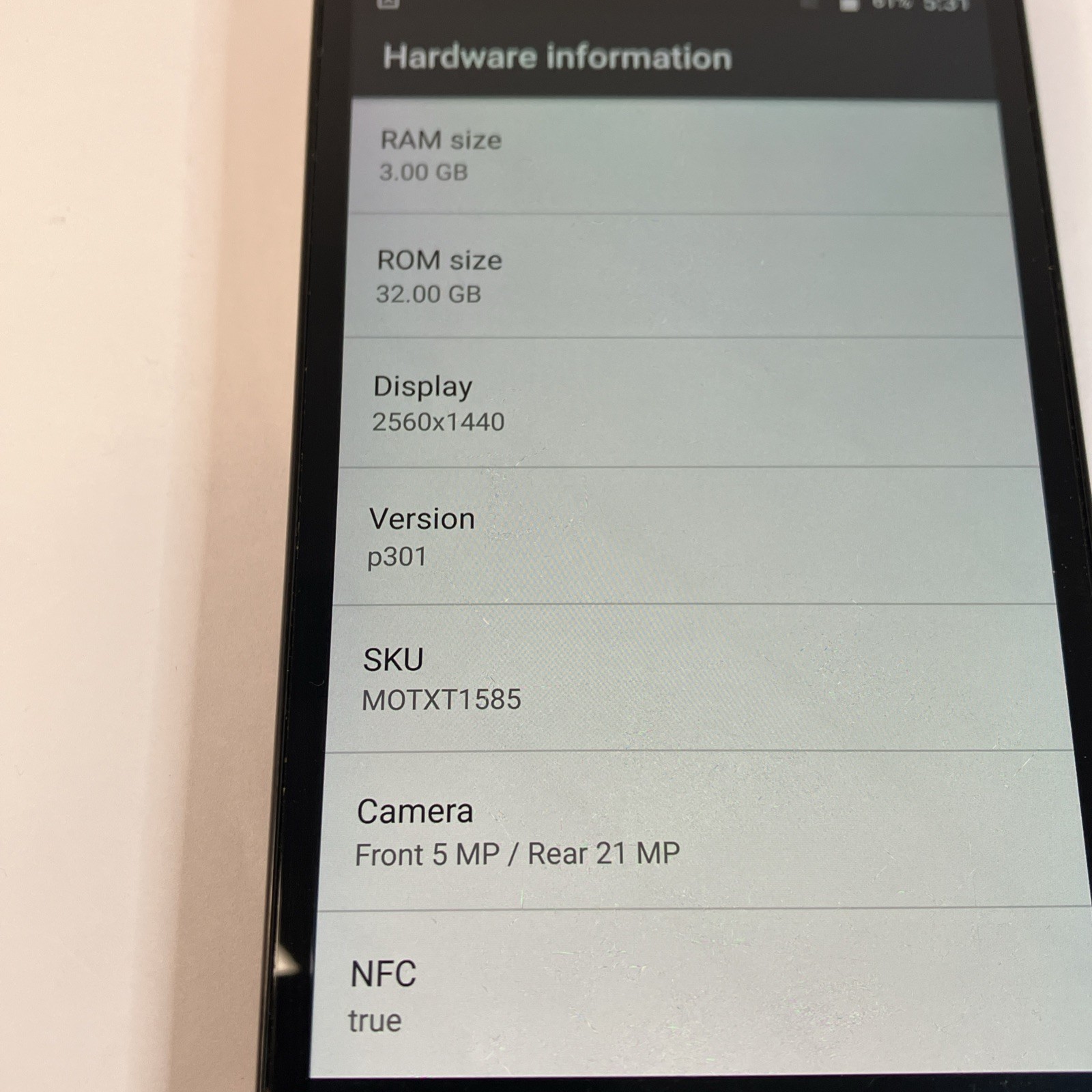 Motorola XT1585 Droid Turbo 2 Verizon Phone Wireless Charging 32GB ROM