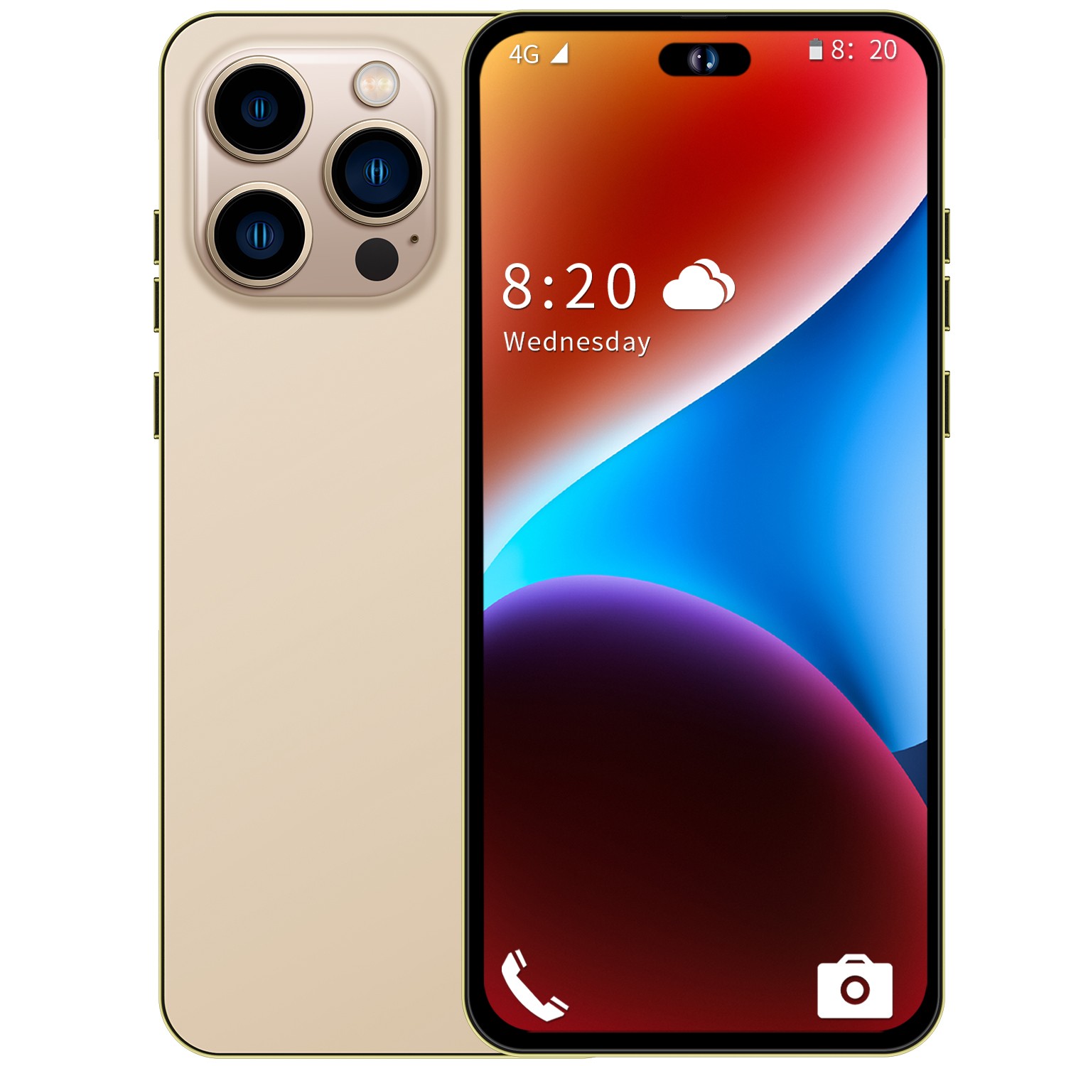 16 Pro Max 5G 128GB Unlocked Cell Phone Smartphone Android Cheap Phone 5000mAh