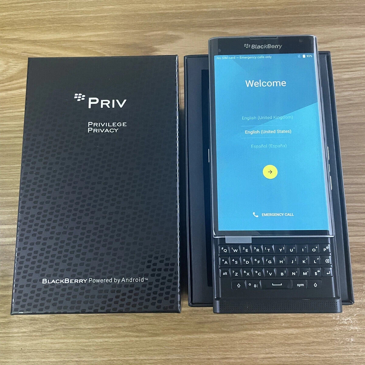 BlackBerry Priv STV100 4G 32GB 18MP Unlocked Android Smartphone-1year warranty