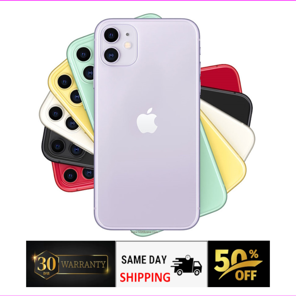 Apple iPhone 11 Unlocked GSM Black, Purple Verizon – 64GB/128GB – Free Shipping