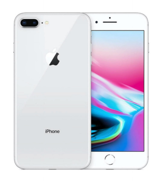 Apple iPhone 8 Plus – 64GB – Silver (Unlocked) A1864 (CDMA + GSM)-Free Shipping
