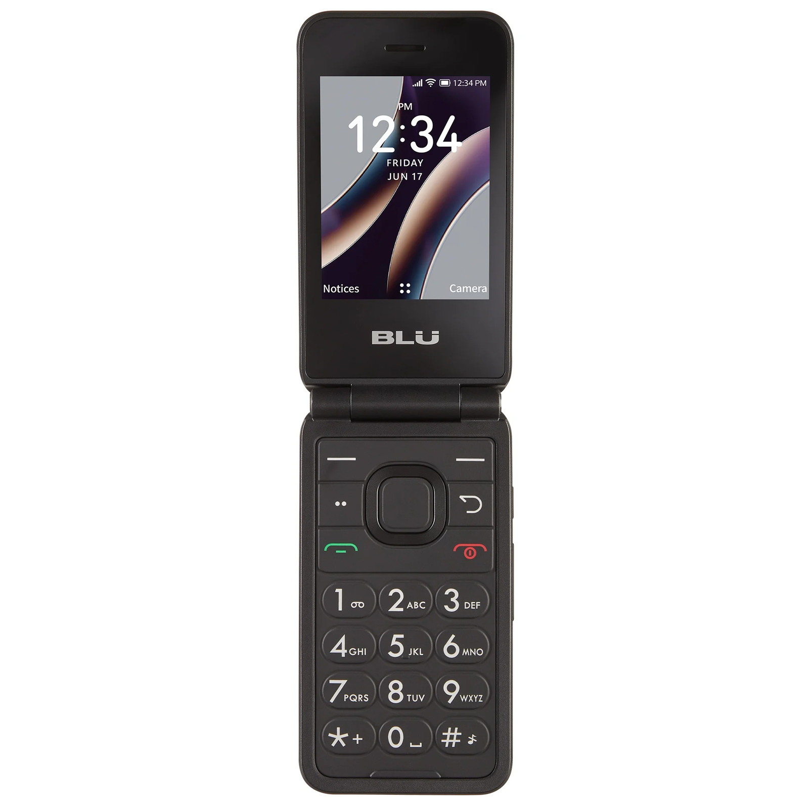 Tracfone Blu Flex, 8GB, Black – Prepaid Feature Phone [Locked to Tracfone] – New