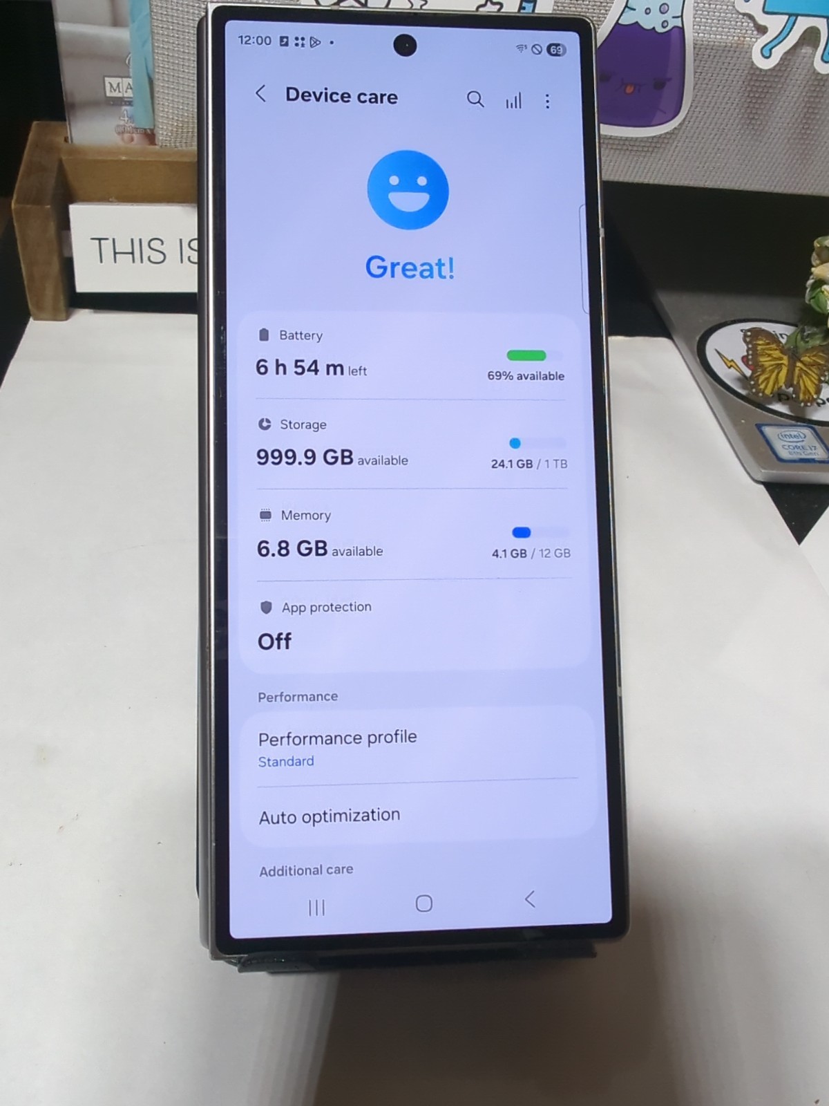 ⚠️READ⚠️ Samsung Galaxy Z Fold6 1024GB silver, Factory Unlocked SM-F956U1 #61316