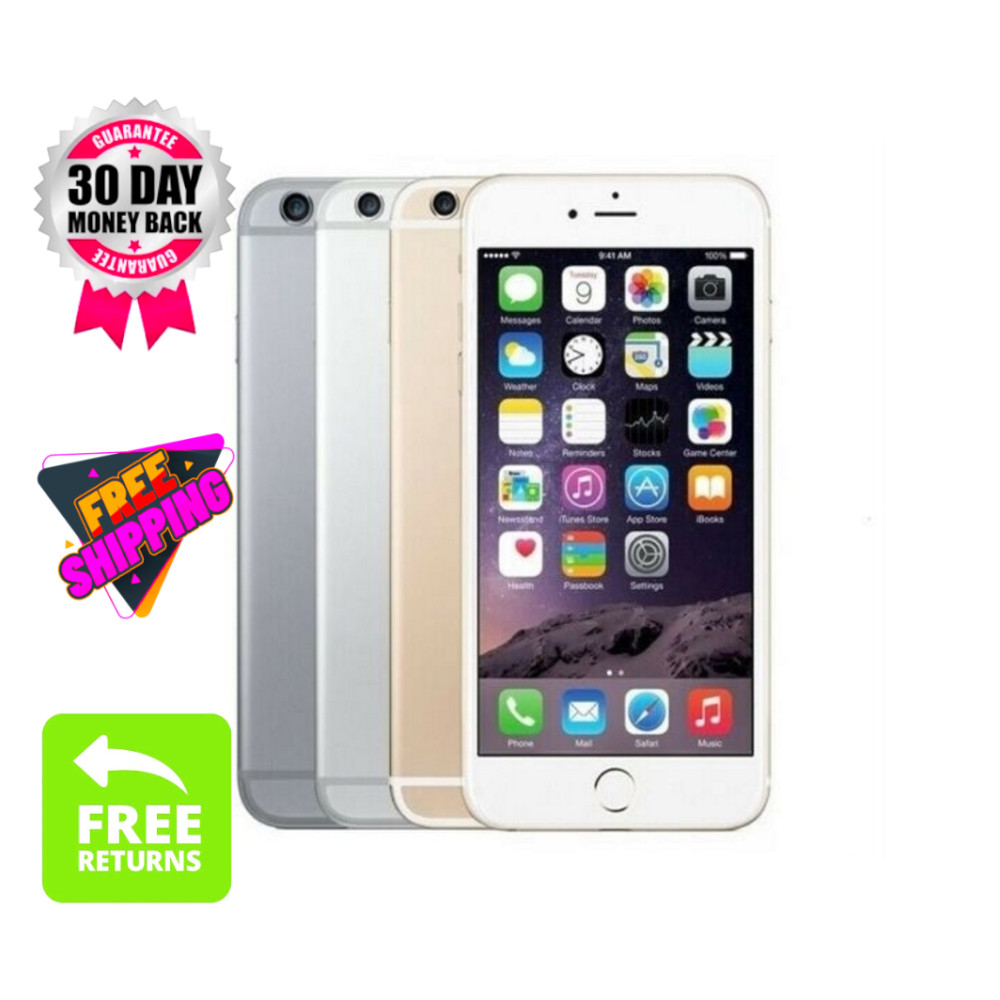 Apple iPhone 6 128GB 64GB 16GB Silver Gray GSM Unlocked ATT Verizon iOS 4G
