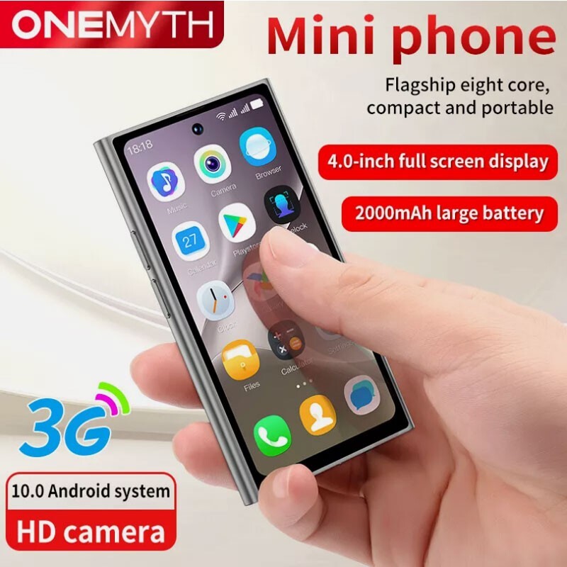 Mini 3G Unlocked Smartphone 4.0” HD Touch Screen Cell Phone Dual SIM Android