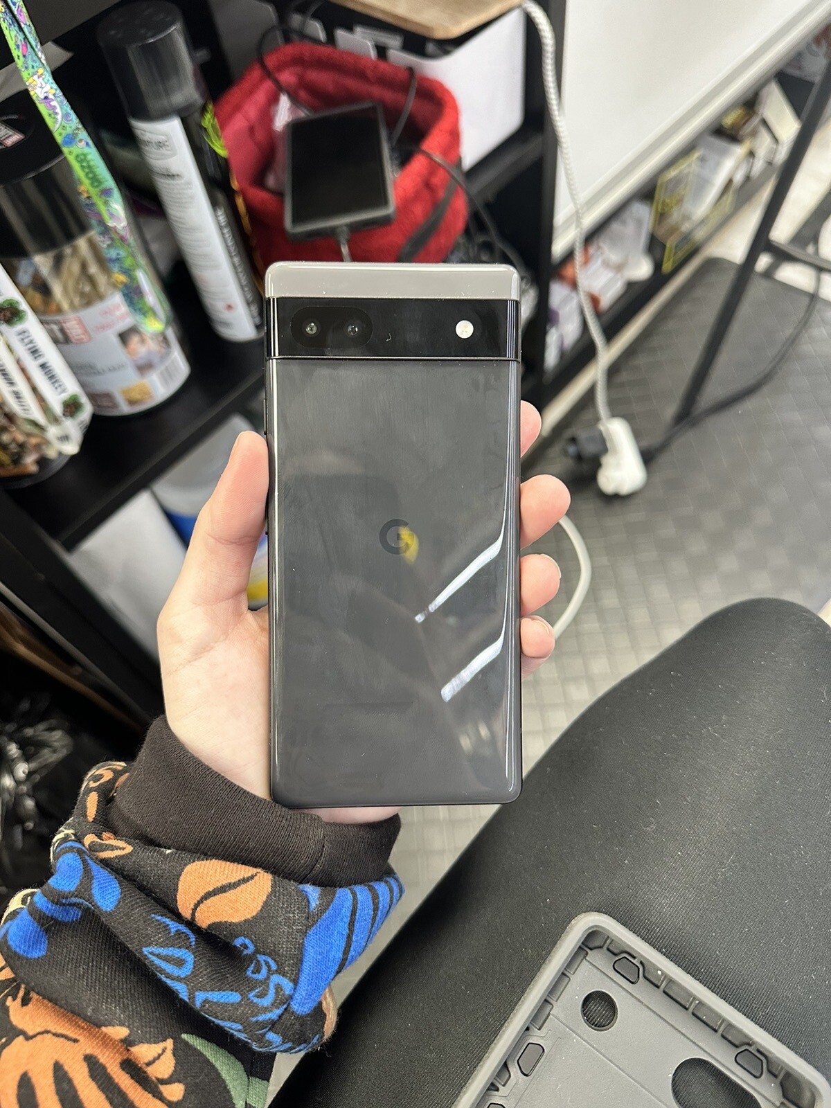 Google Pixel 6a – 128 GB – Charcoal (Metro)