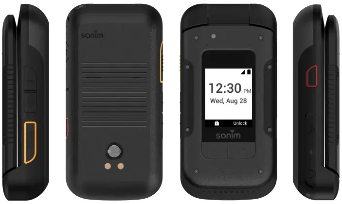 Sonim XP3 Plus 5G X320 T-Mobile Ultra Rugged Flip Phone – Black