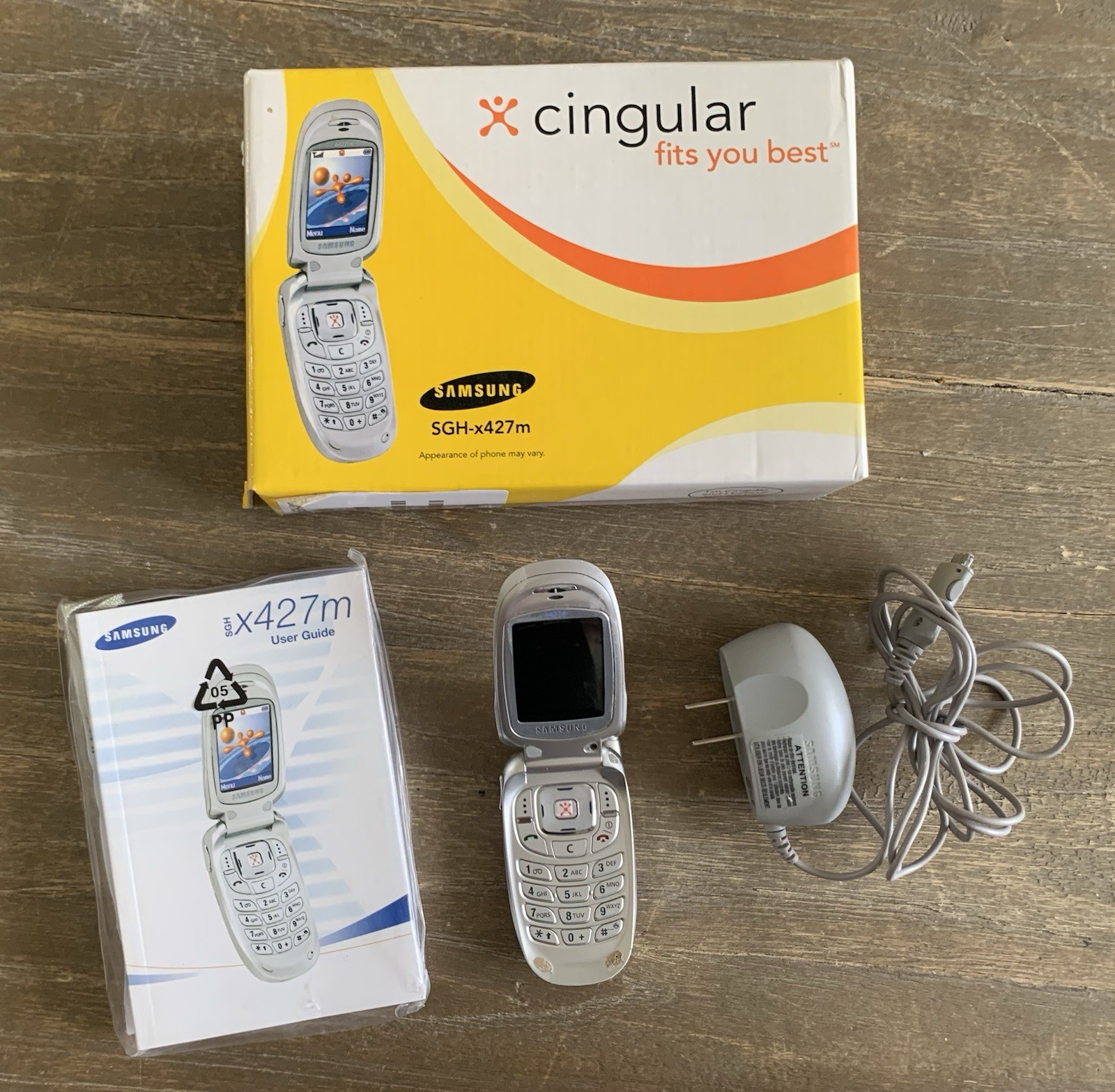 Samsung SGH-X427M – Turns On No Battery or SIM Card untested Single Owner Read