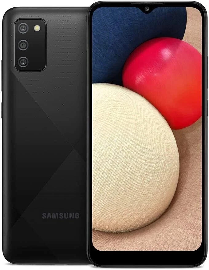Samsung Galaxy A02s – 32GB – Black Android Cell Phone MetroPCS by T-Mobile