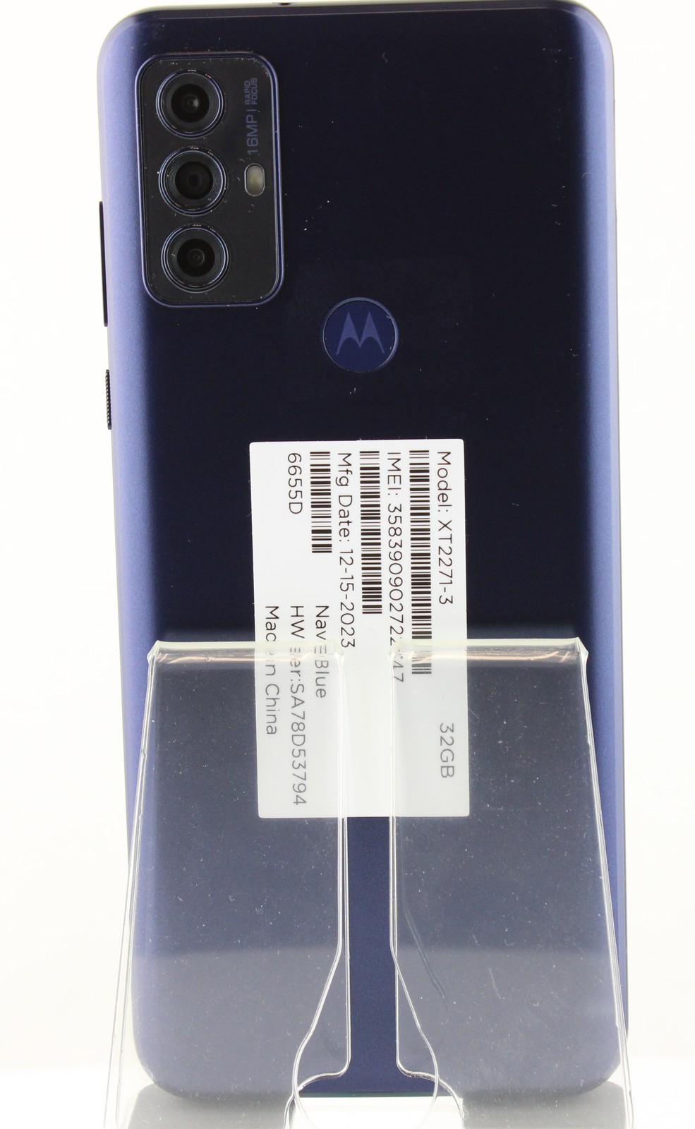 Motorola Moto G Play XT2271-3 AT&T 32GB Blue Good Shape