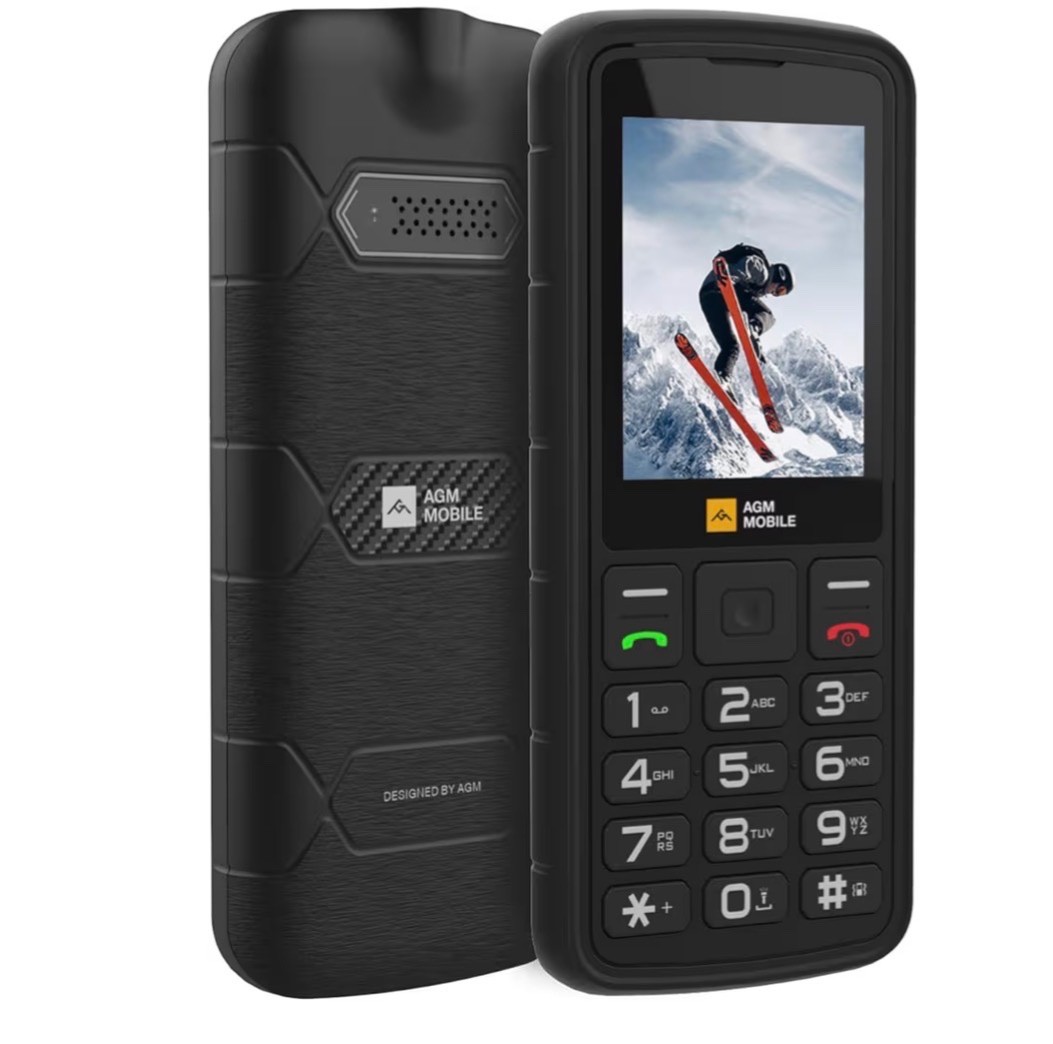 M9 Rugged Feature Phone, 4G Basic Cell Phone, Simple Mobile Phone, Waterproof