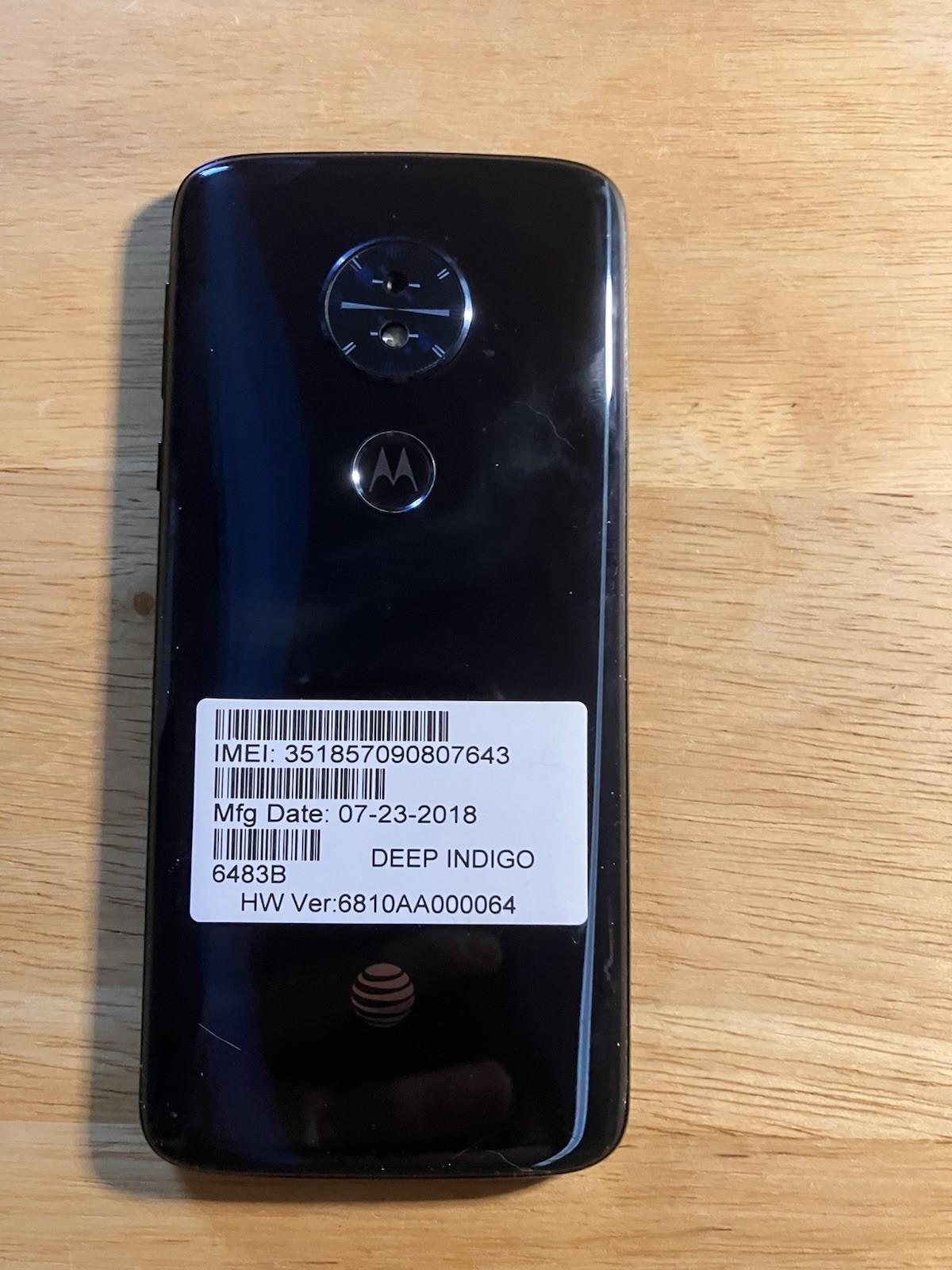 Motorola Moto G6 Play 16 GB Deep Indigo (AT&T) Great Condition