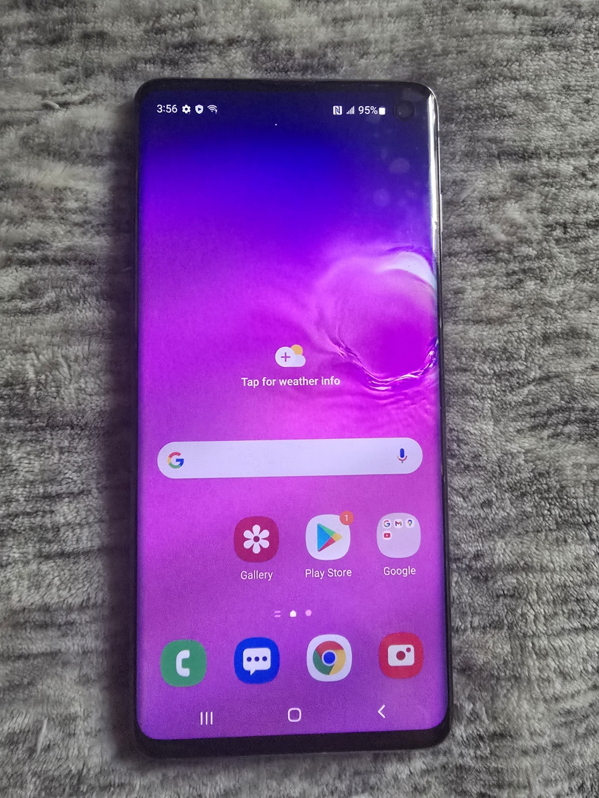 Samsung Galaxy S10 – SM-G973U – 128 GB – Black (AT&T) – Used – Cracked Screen