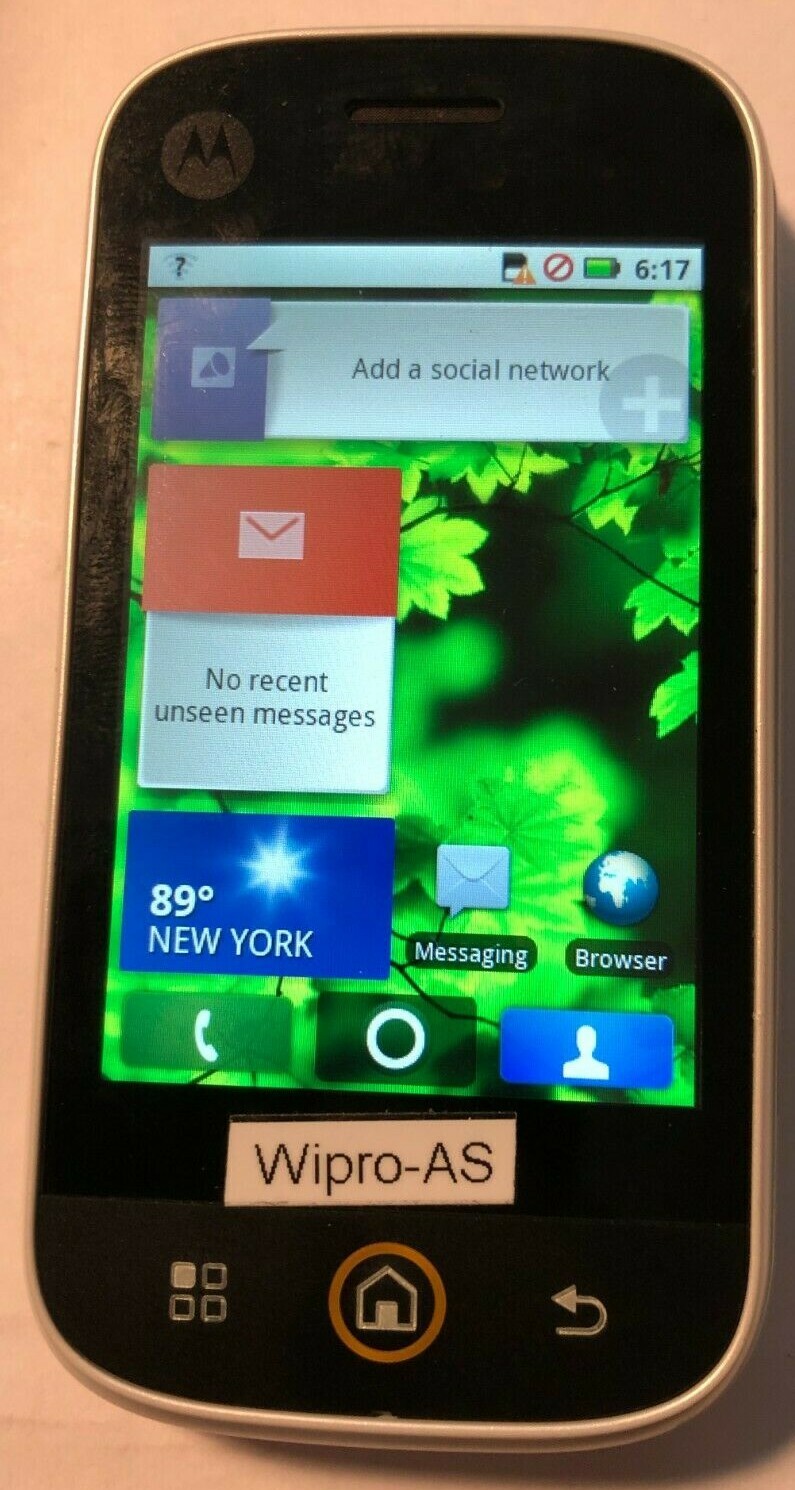 Motorola Cliq Black MB200 (T-Mobile) MINT Used Fast Ship Test Unit Production T