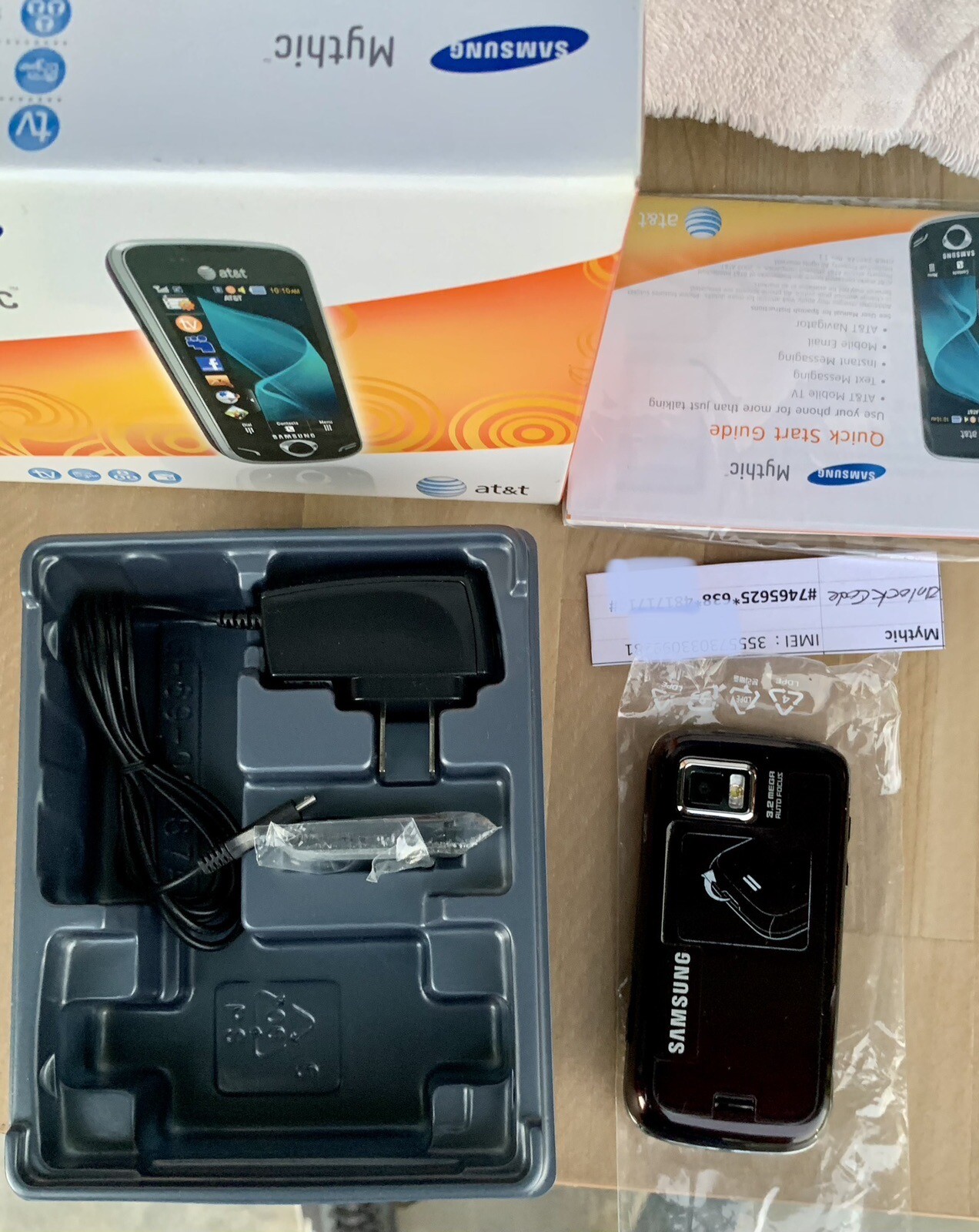 Collectible: Samsung Mythic SGH-A897 – Black Cellular Phone – UNLOCKED