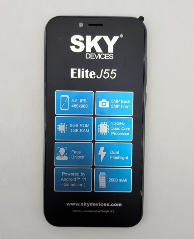 Sky Elite J55 Smartphone 8GB 4G LTE 5MP 5.4″ IPS Unlocked AT&T T-Mobile Mint