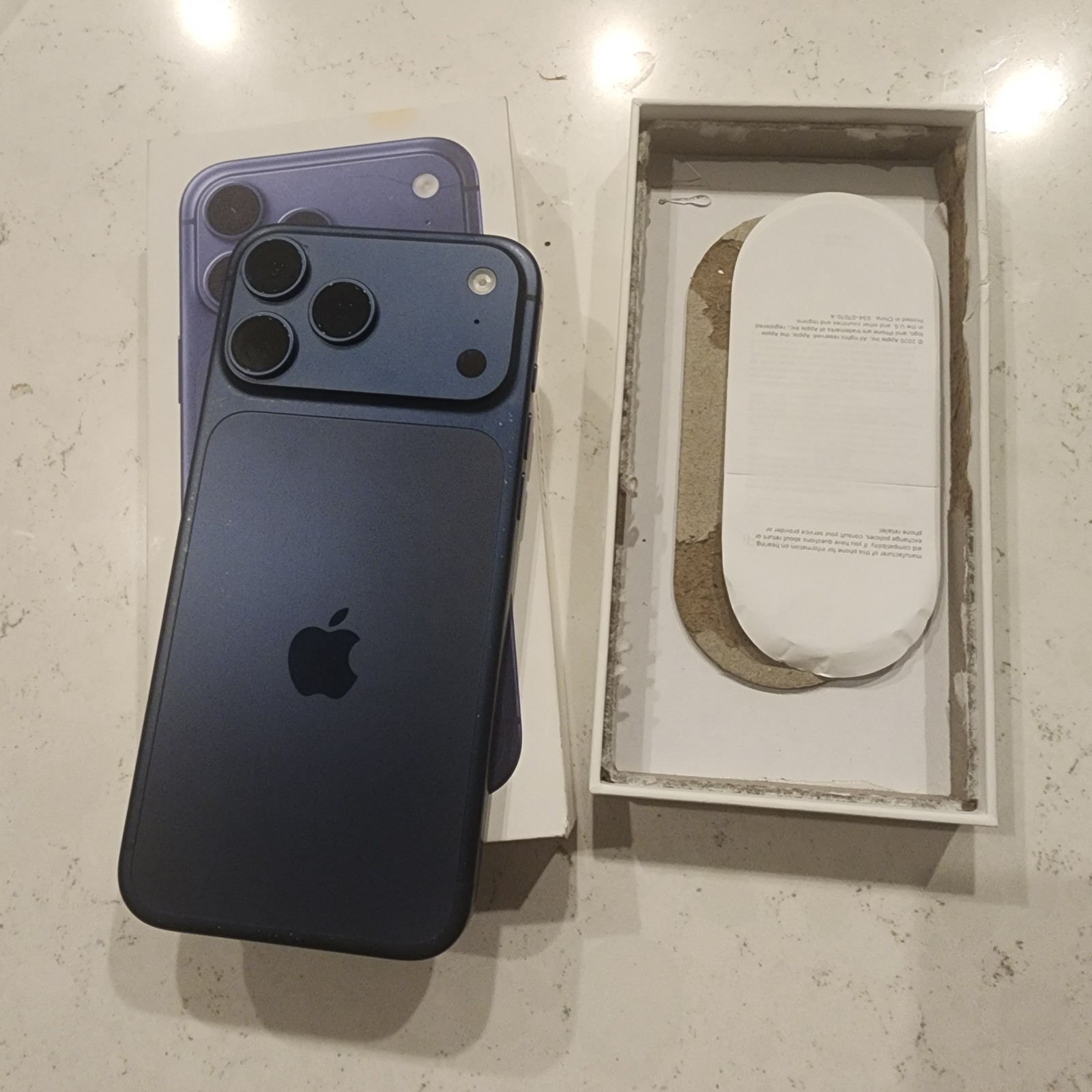 Apple iPhone 17 Pro Max – 256 GB – Deep Blue (AT&T) Esn Checks