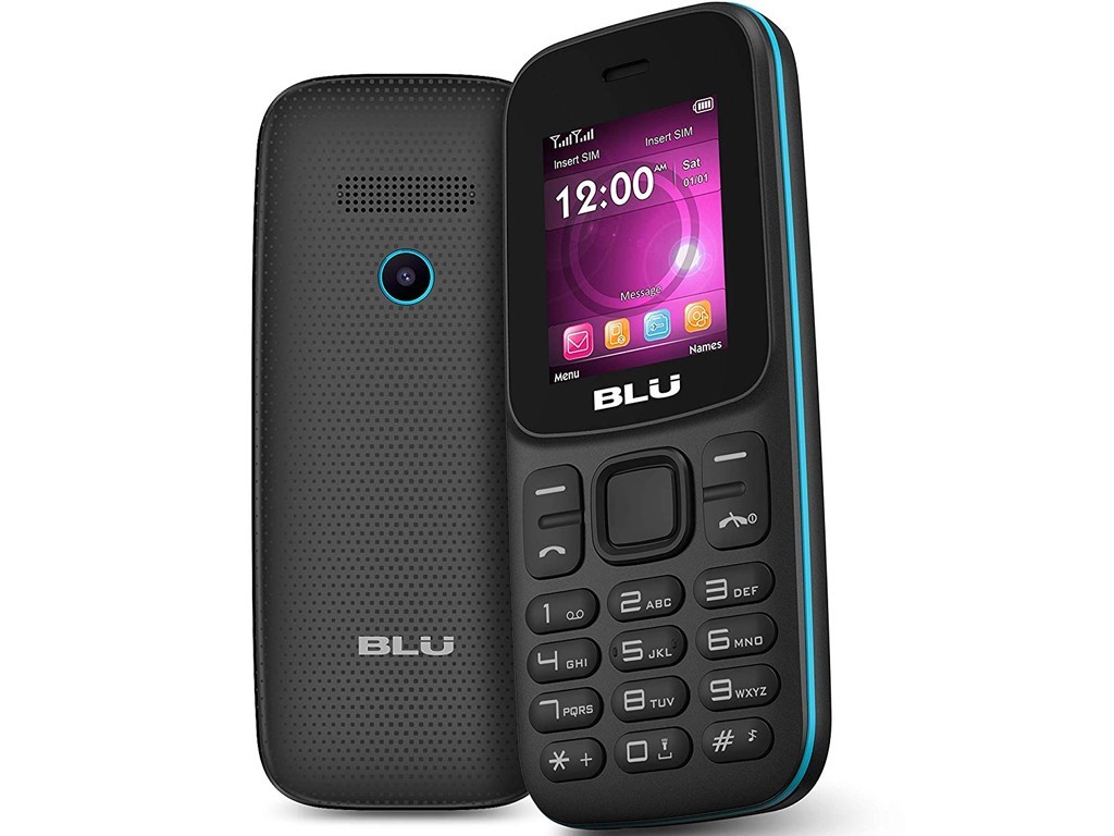 BLU Z5 Z210 1.8″ 2G Cell Phone 32MB VGA GSM Unlocked Dual SIM Black