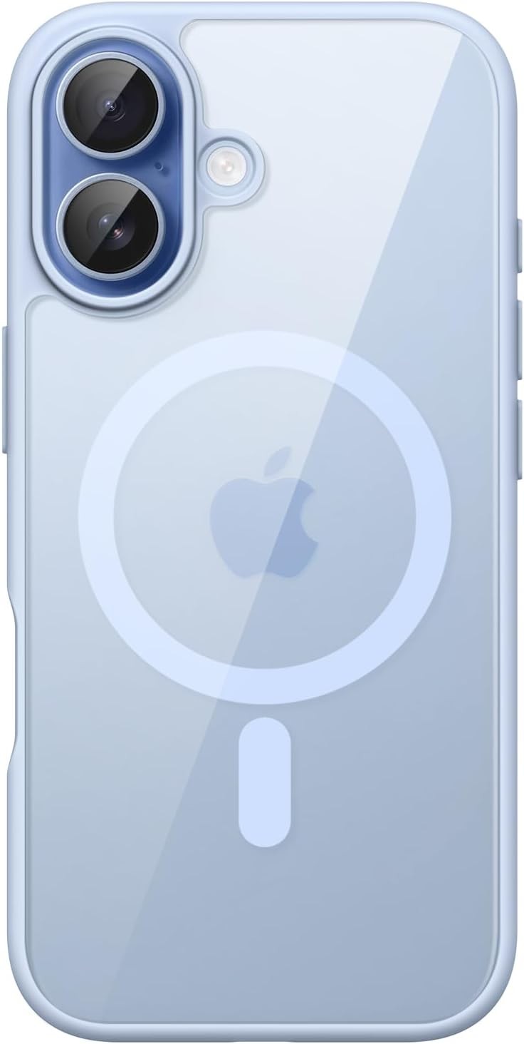Magnetic Case for iPhone 17 6.3-Inch, Shockproof Phone Bumper Cover, Matte TPU F