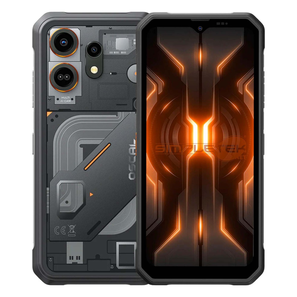 OSCAL Marine 3 Rugged 4G Smartphone IP69K 8GB 256GB NFC 5000mAh 16MP Black