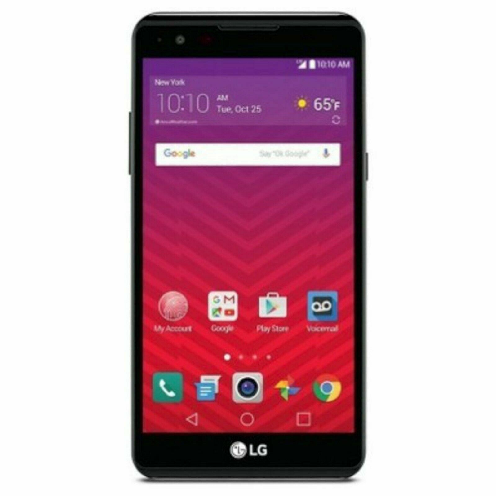 SEALED Virgin Mobile LG X Charge Smartphone LGSP320AVP Titan Black 16GB Phone