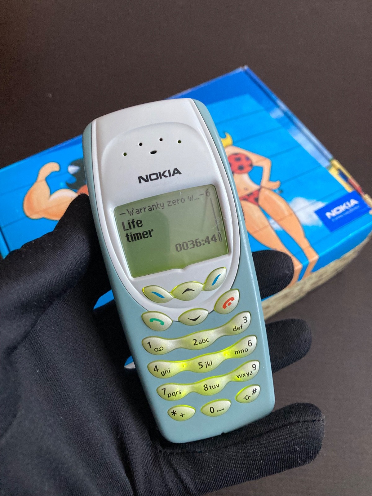 36h lifetimer GENUINE NOKIA 3410 NHM-2NX Made in Germany cellphone (unlocked)