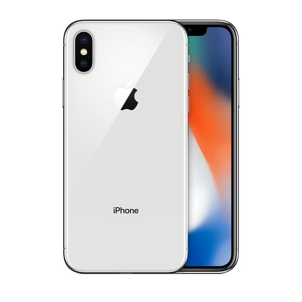 Apple iPhone X 256GB (Fully Unlocked) A1901 Silver – FAST FREE SHIPPING!