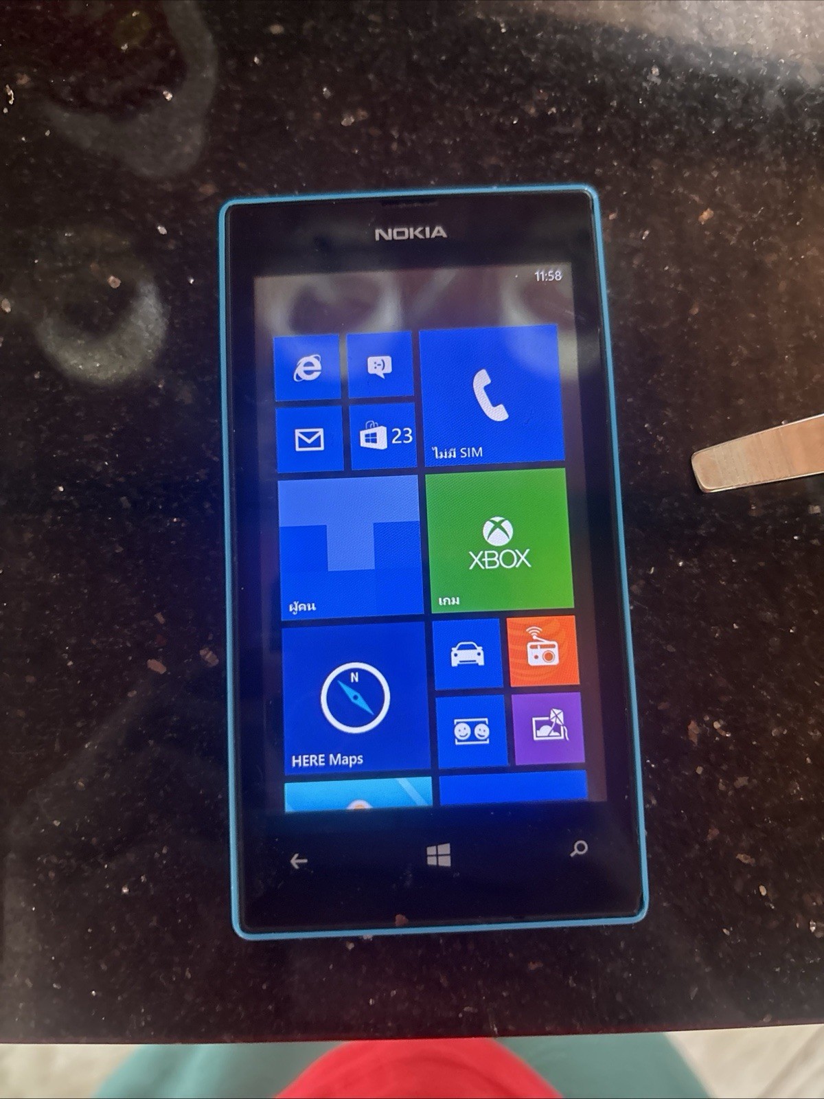 Nokia Lumia 520 RM-915 8GB – Blue (ATT) Fast Ship Very Good Used RARE