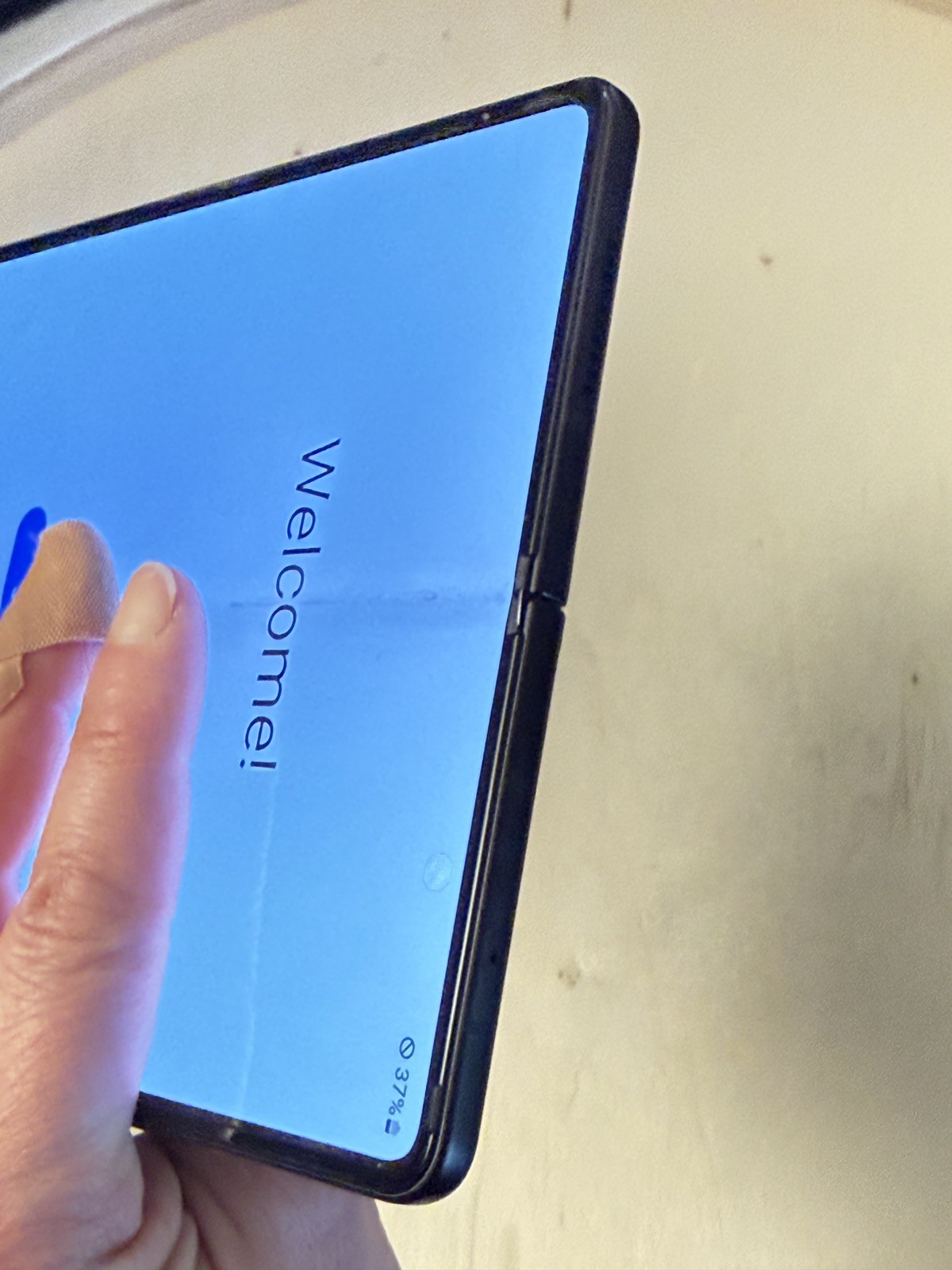 Samsung Galaxy Z FOLD 3 5G -parts only or needs repair – Inner screen bleeding