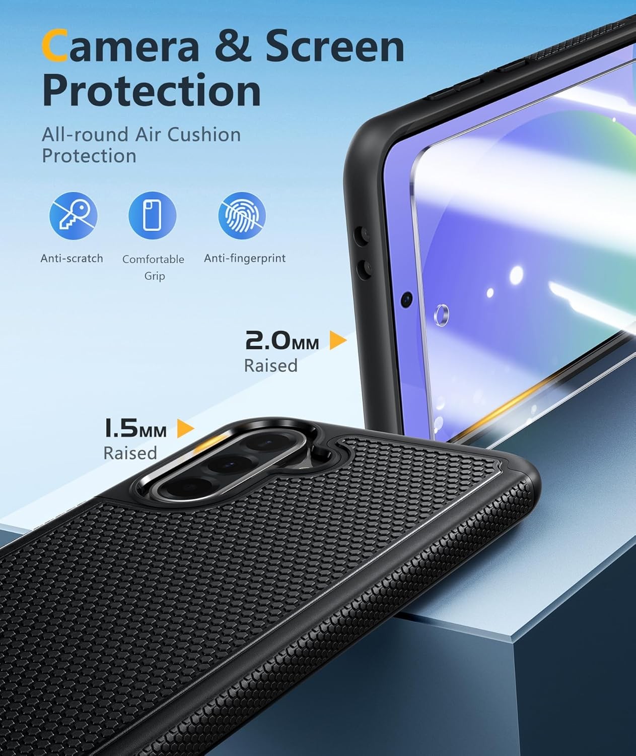 Galaxy A36-5G Phone Case – Military Grade Drop Protection, 14ft Tested, Anti-Sli