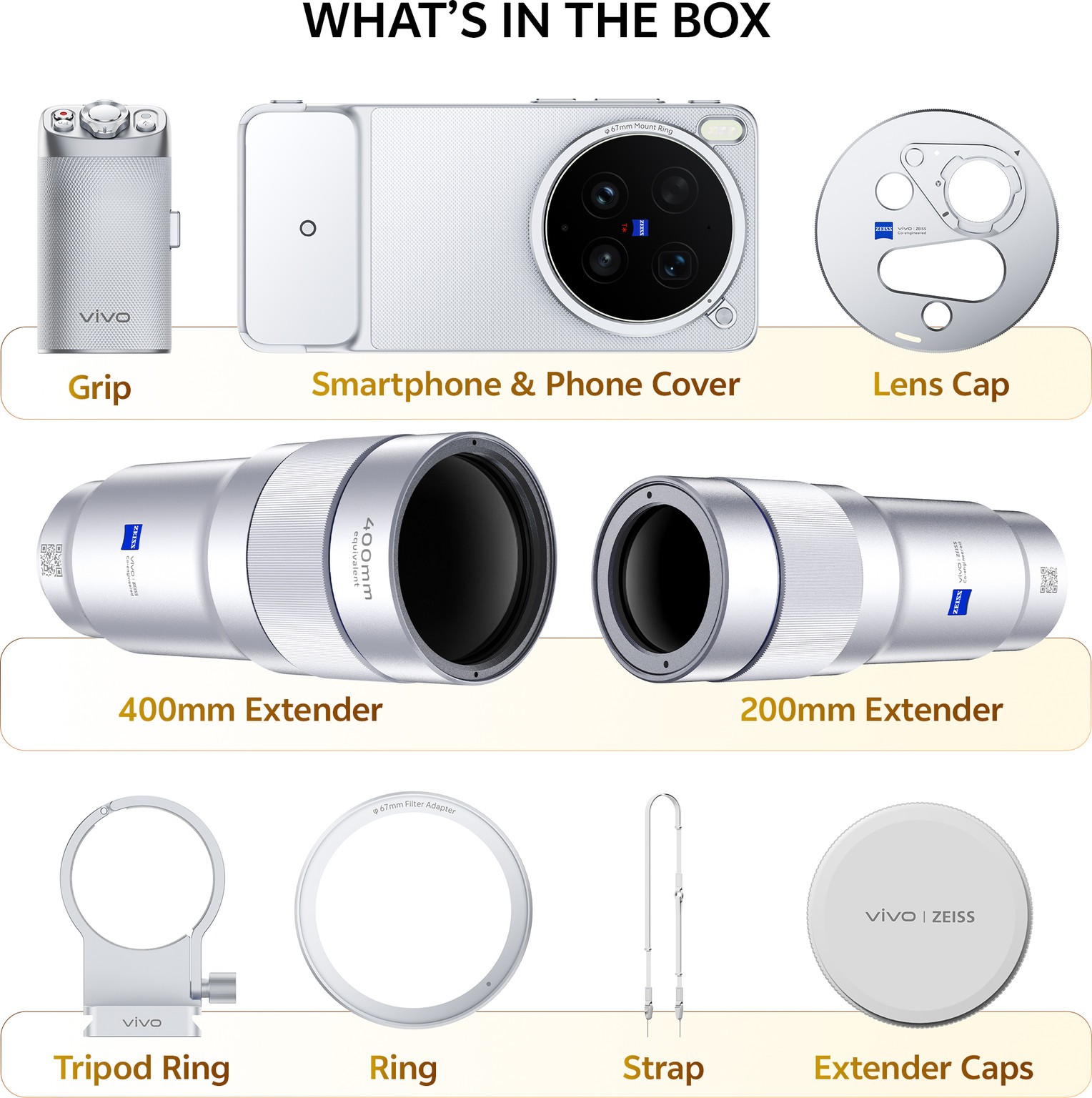 vivo X300 Ultra 5G – 512GB 16GB RAM – Photographer Kit – Complete Bundle – BLACK
