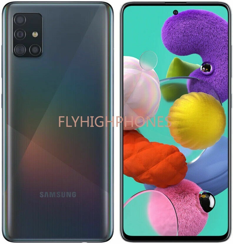 Samsung Galaxy A51 SM-A515U BLACK 4+128GB 48MP Unlocked-New Sealed Smart Phone