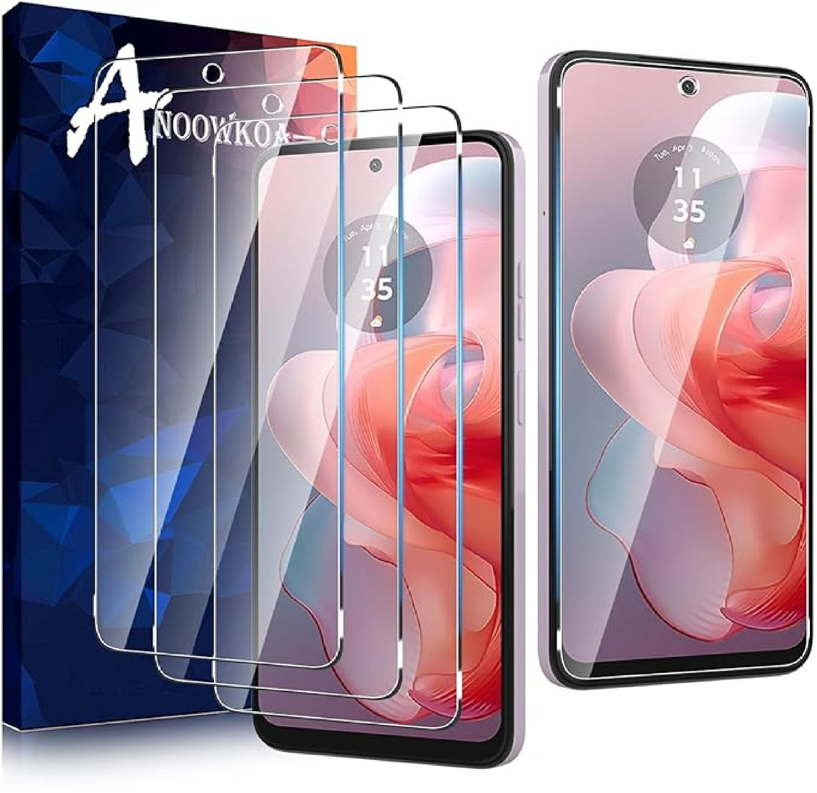 Anoowkoa [3 Pack Designed for Moto G Power 5G 2024/Moto G 2025/Moto G 2026 Scree