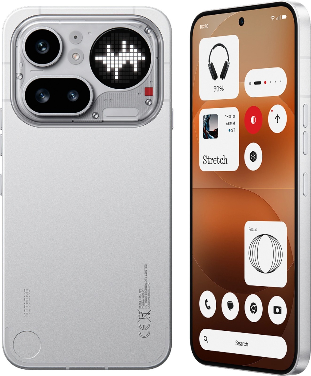 Nothing Phone (4a) Pro (Silver, 128 GB) (8 GB RAM) Unlocked Gobal Version.