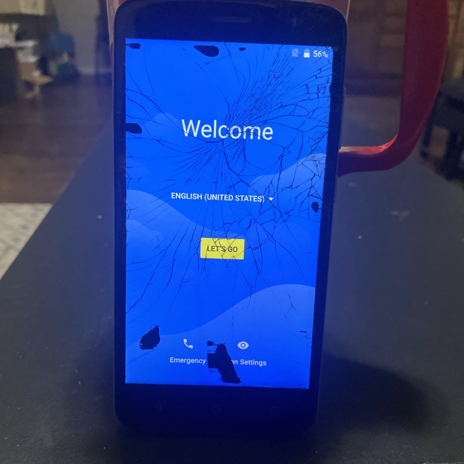 AT&T Prepaid Verge Smart Phone Galatic Blue 64GB 6.75″ Display Android 14