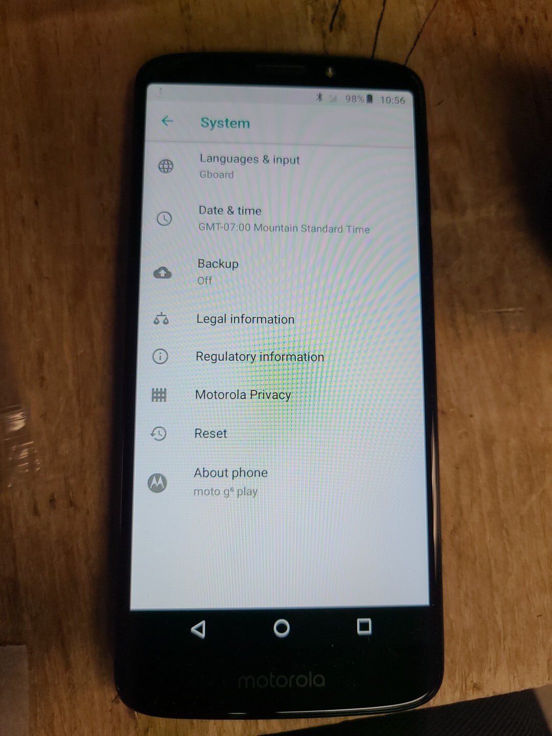 Motorola Moto G6 Play 16GB Verizon Only Blue Smartphone -Excellent 9/10****