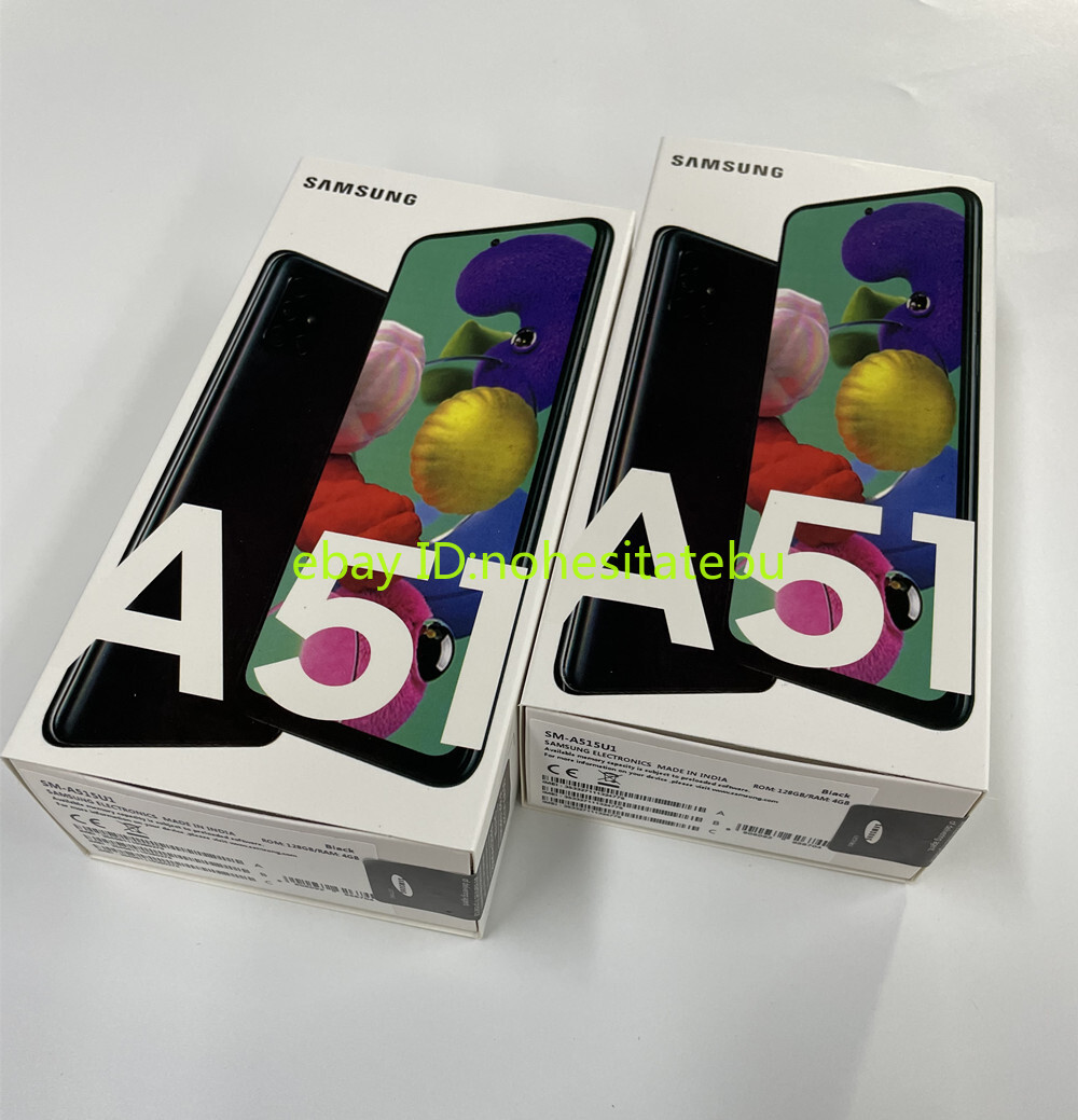 Unlocked Samsung Galaxy A51 SM-A515U(USA) 128GB 4GB RAM-New Sealed 48MP 6.5″