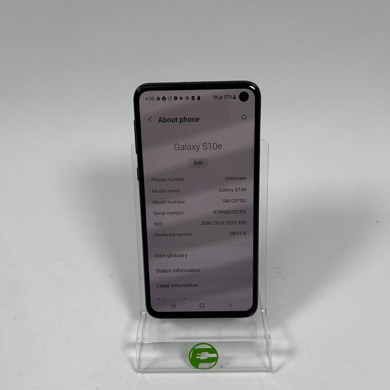 Unlocked Samsung Galaxy S10e 4GB RAM 128GB SM-G970U Blue