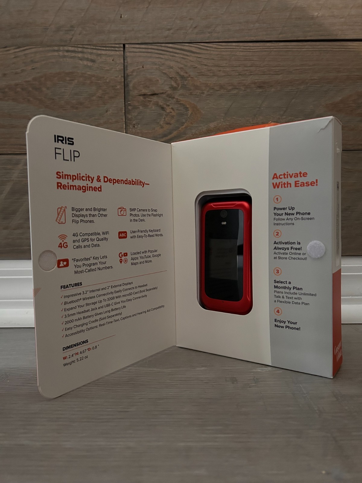 Consumer Cellular Iris flip. *** MINT CONDITION ***