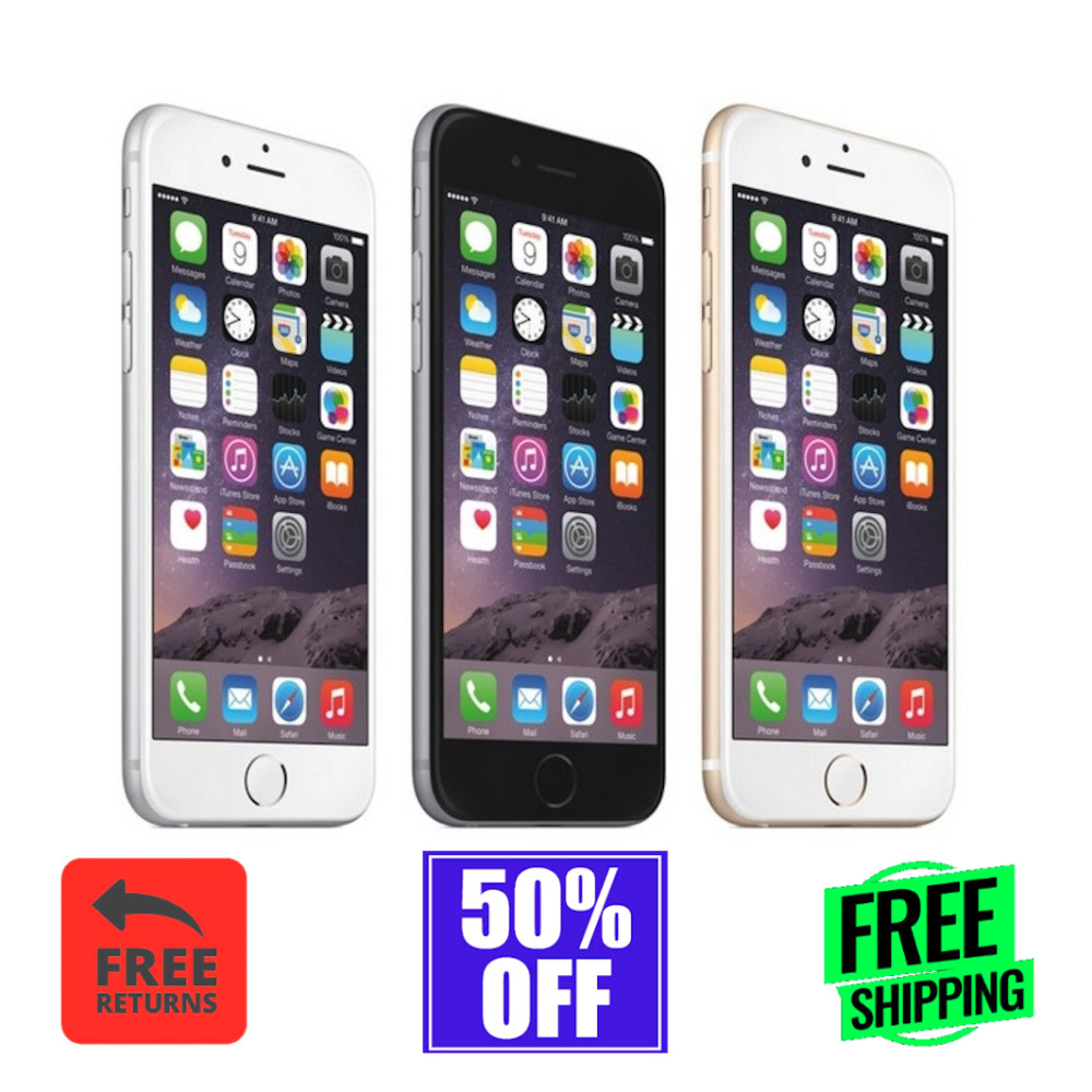 Apple iPhone 6s 16GB/32GB/64GB/128GB – Silver, Space Gray – Unlocked, Verizon