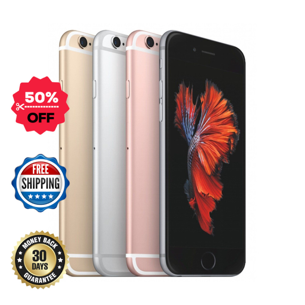 Apple iPhone 6s 16GB 64GB 128GB Unlocked Verizon a1688 a1633 4G CDMA Smartphone