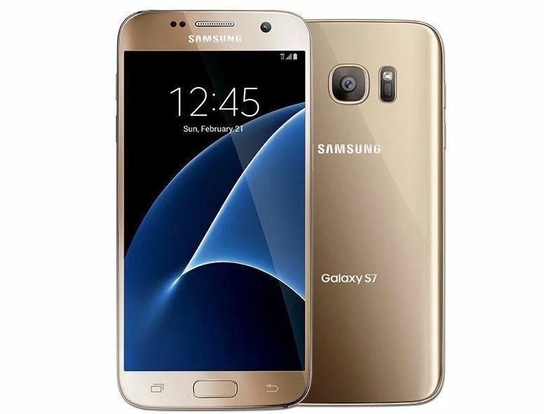 Samsung Galaxy S7 (G930a) – At&t GSM Unlocked – 32GB – Gold – USED