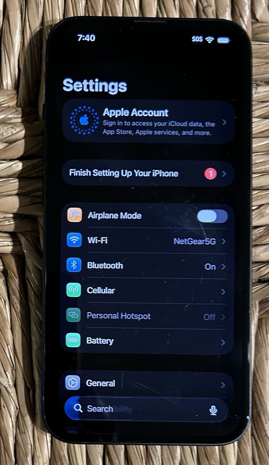 Apple iPhone 13 – Midnight 128GB A2482 Unlocked