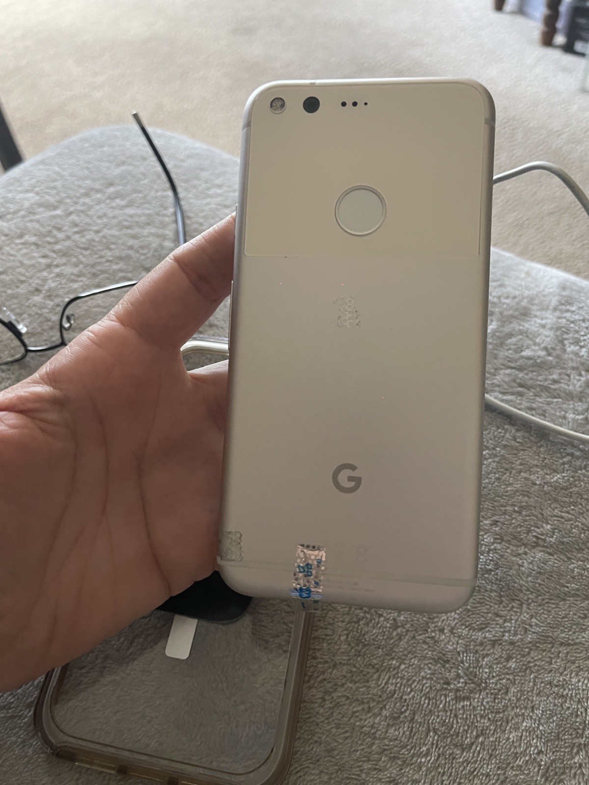 🔥Google Pixel G-2PW4100 32Gb In Silver Cell Smart Phone🔥SHIP SAME DAY