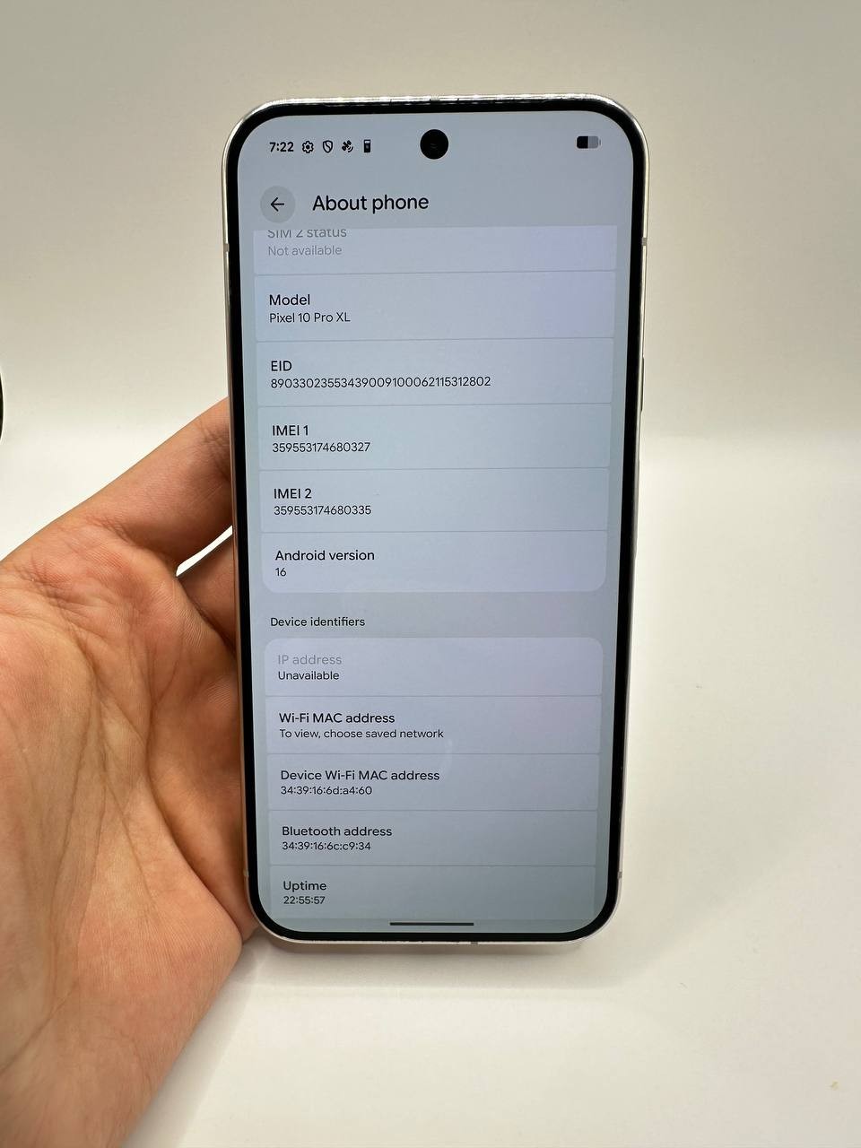 Google Pixel 10 Pro XL – 256 GB – Jade (Verizon) – GUL82 **CLEAN**