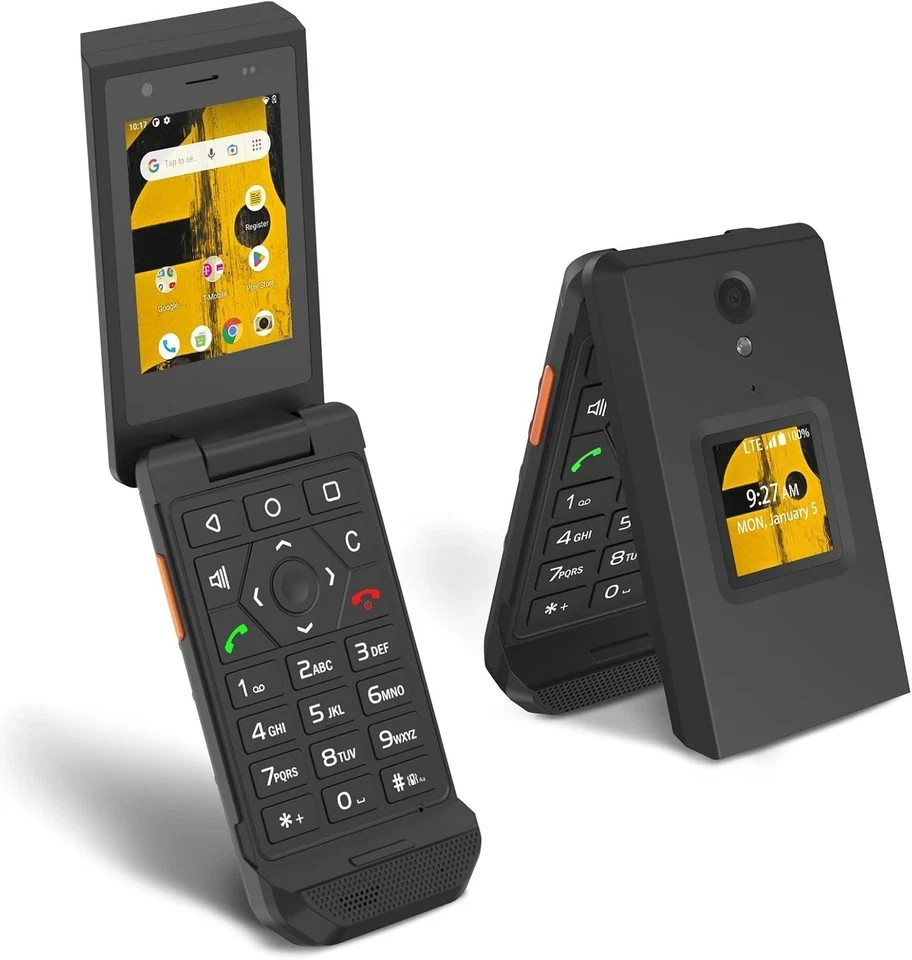 CAT S22 Rugged Flip Phone Unlocked (16GB) 2.8” Touchscreen Smart Cell Phone