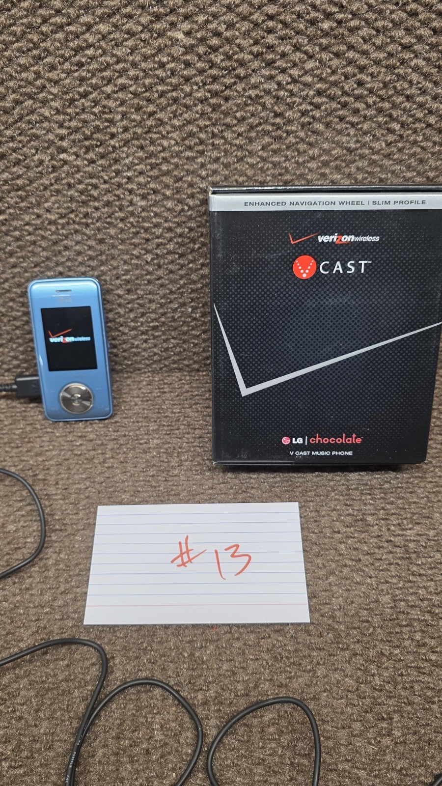 Verizon Lg Chocolate ‘Ice Blue’ – Model VX8550A – W/BOX