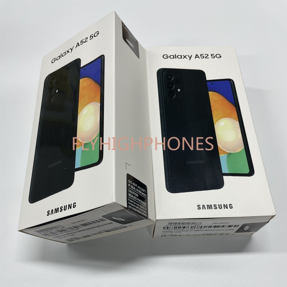 Samsung Galaxy A52 5G Unlocked A526B/DS 6.5″ 128GB 6GB 64MP Unopened Multicolor