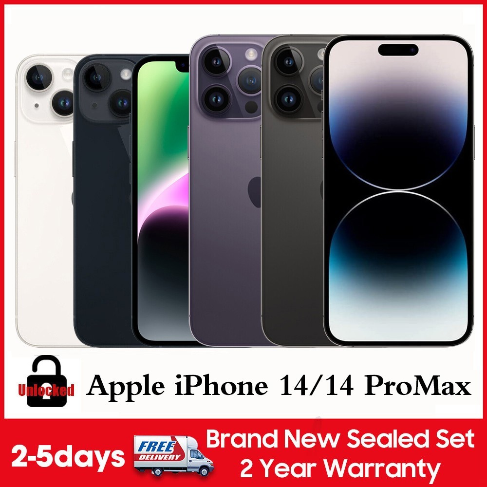 New Sealed Apple iPhone 12 MINI/13 mini/ 14/iPhone 14 Pro Max FACTORY UNLOCKED